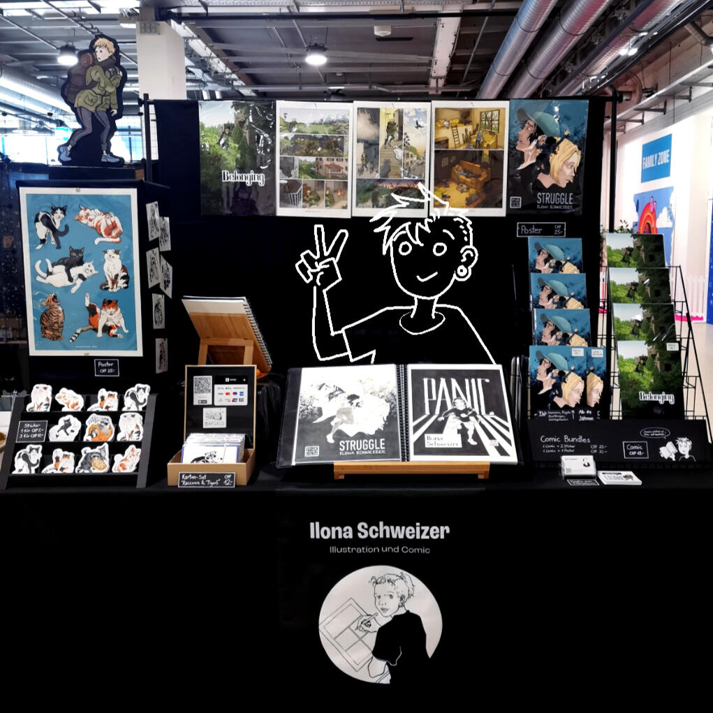 Artist alley booth Artist alley booth