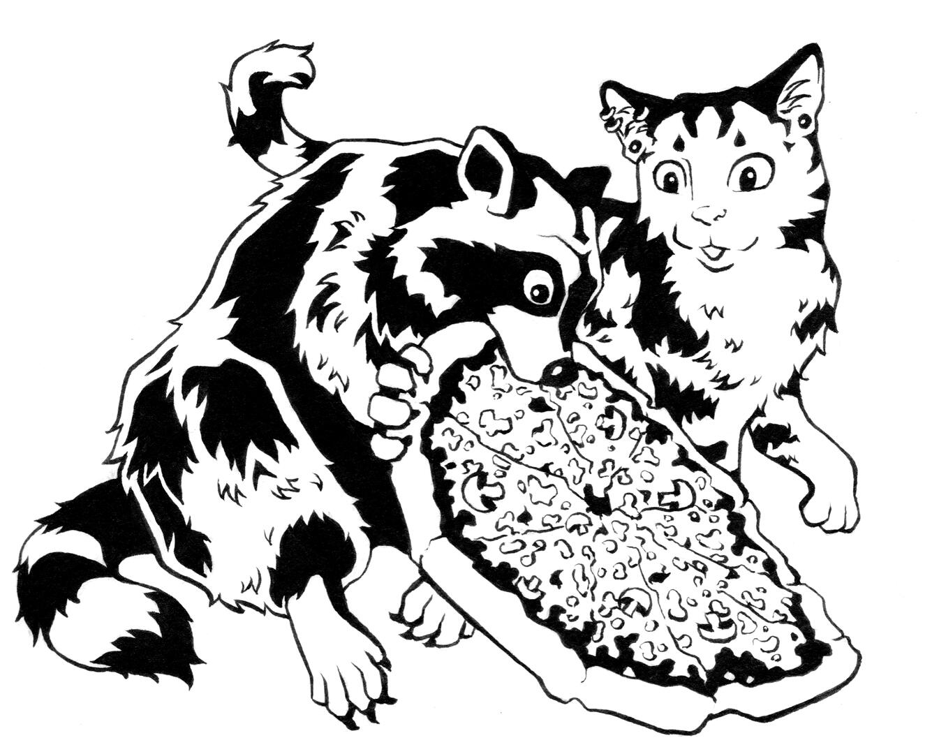 Raccoon &amp; Tigerli