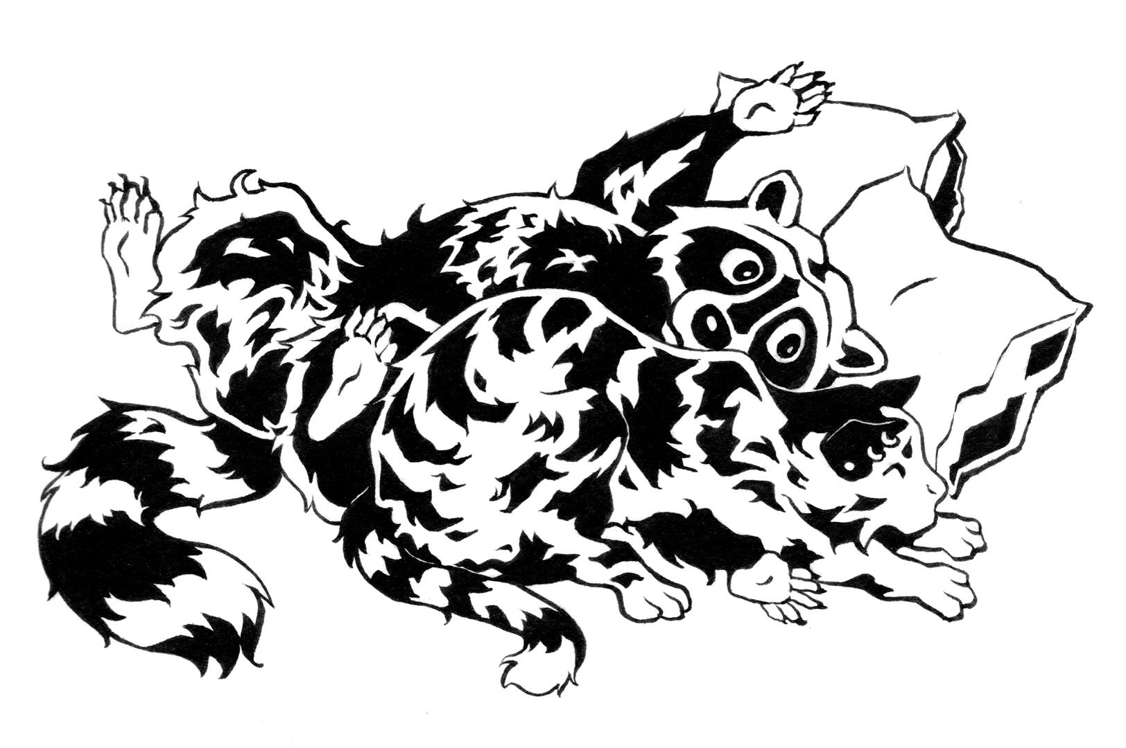 Raccoon &amp; Tigerli