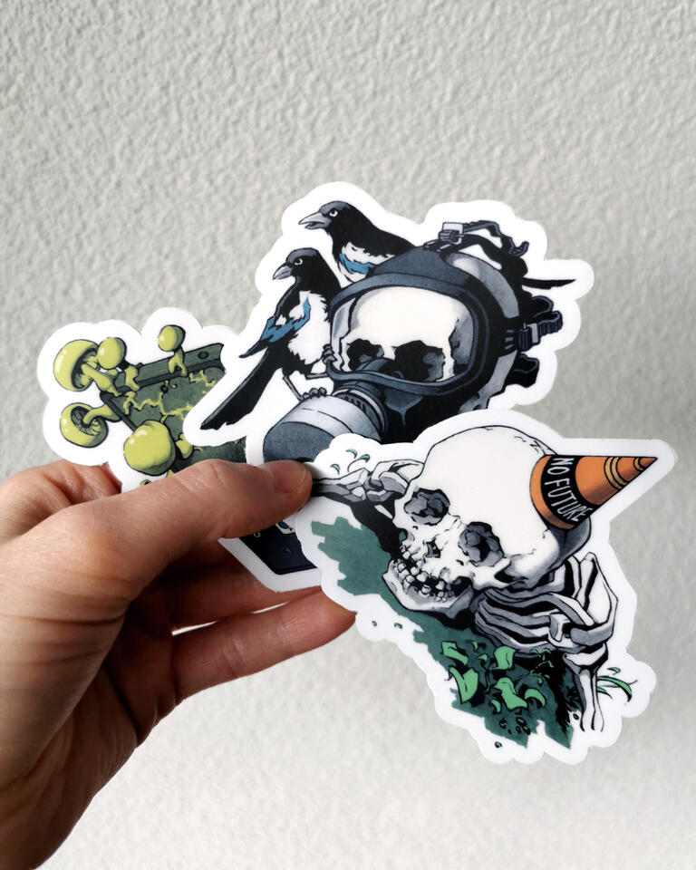 Post-apo Sticker Collection CHF 13.00 3 stickers included