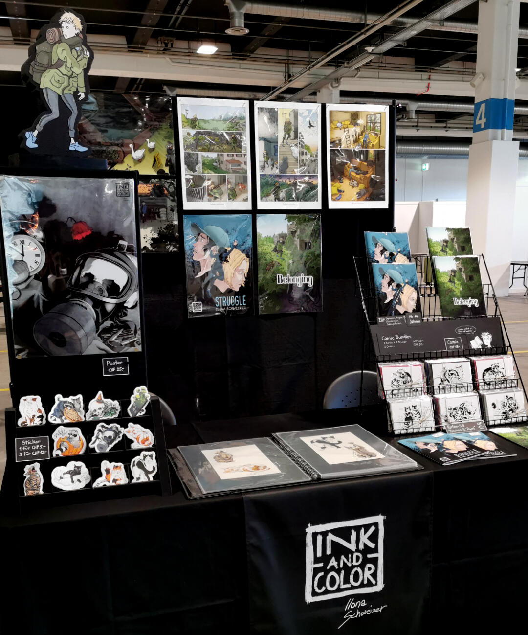 Artist alley booth example