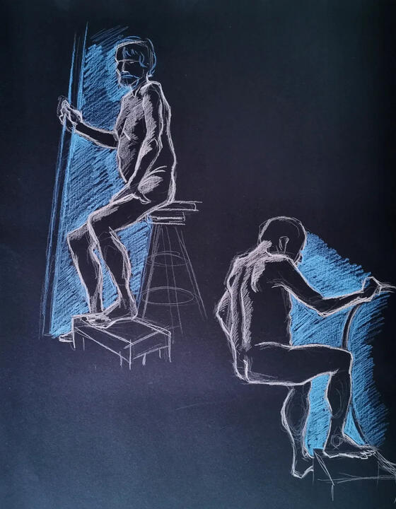 Life figure drawing