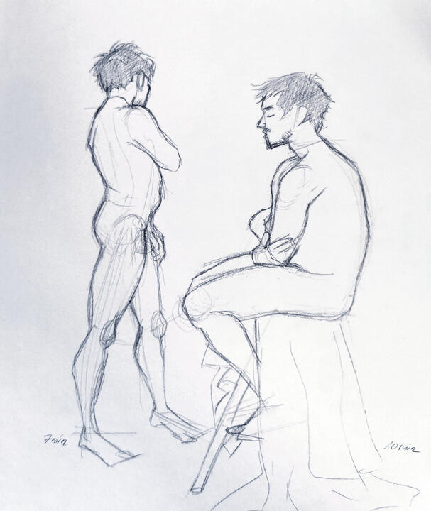 Life figure drawing