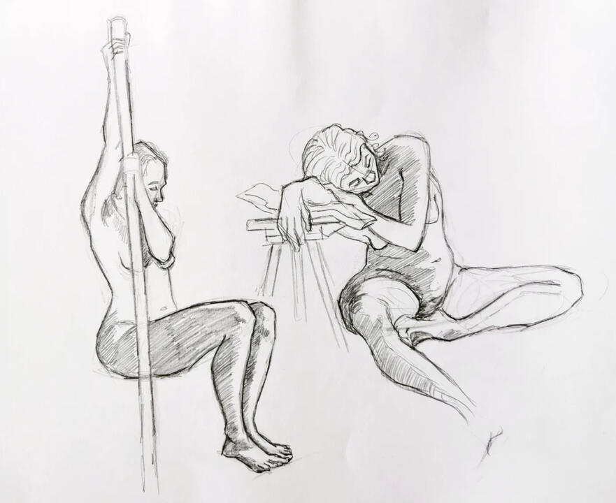 Life figure drawing