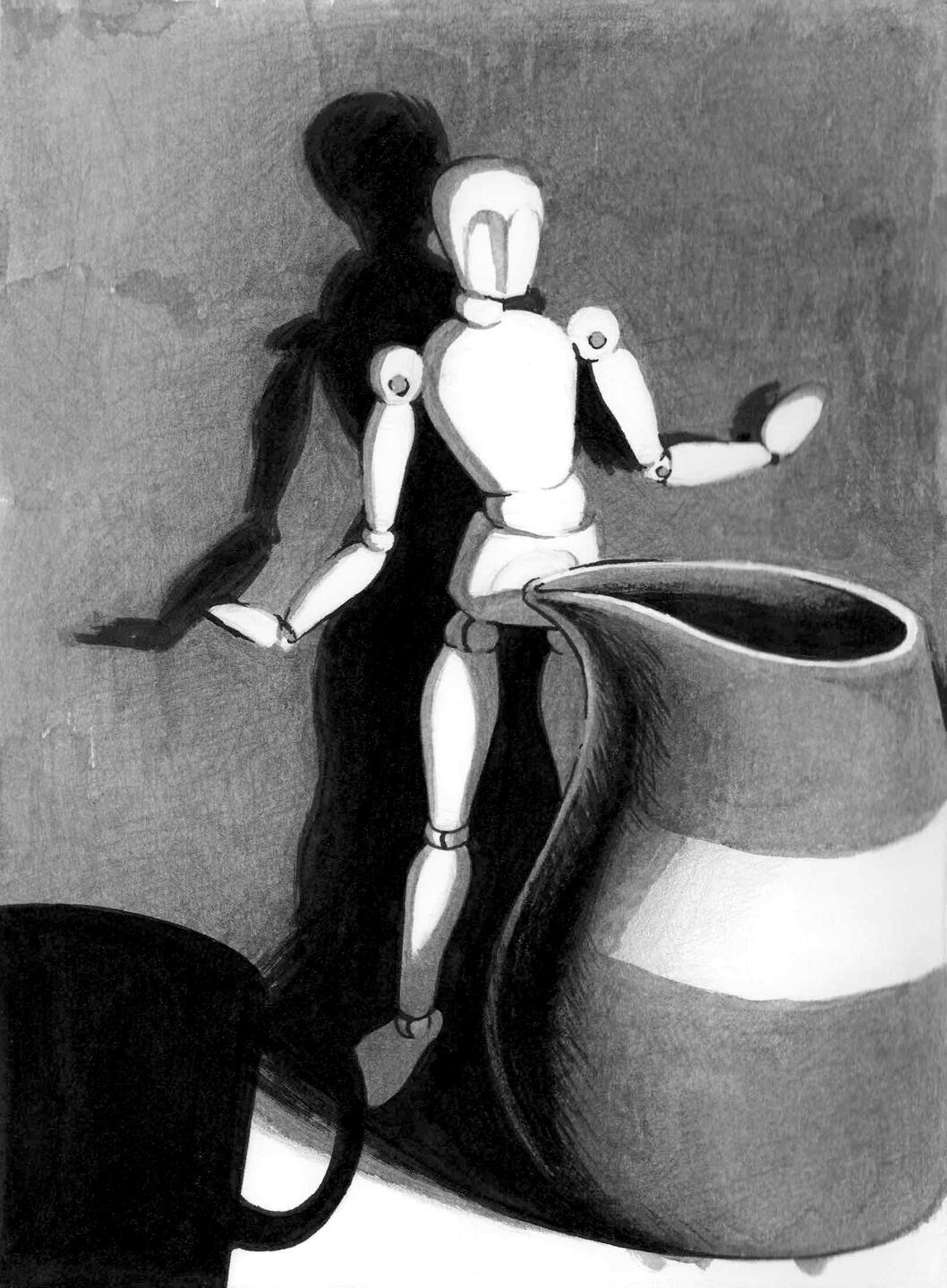DF I: Still life with ink