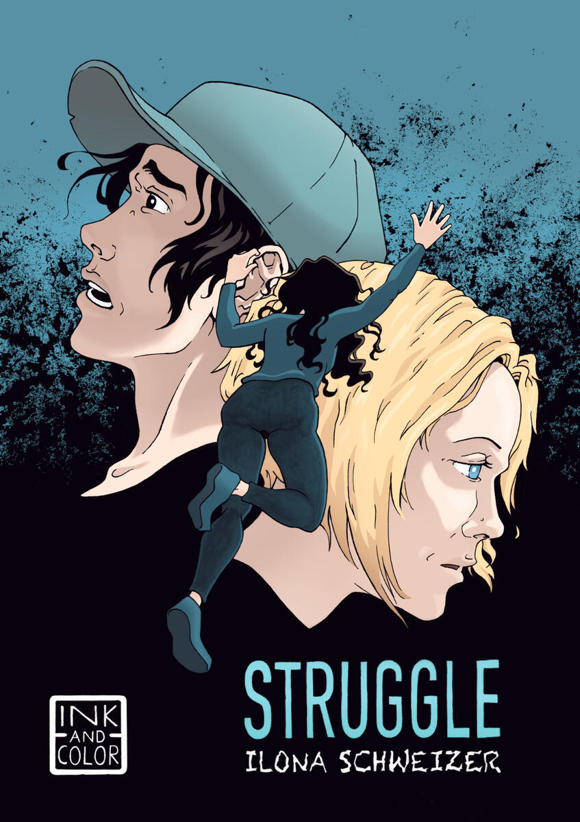 Comic book cover illustration