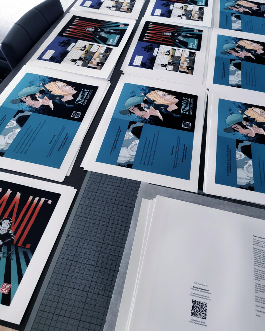 Comic book production