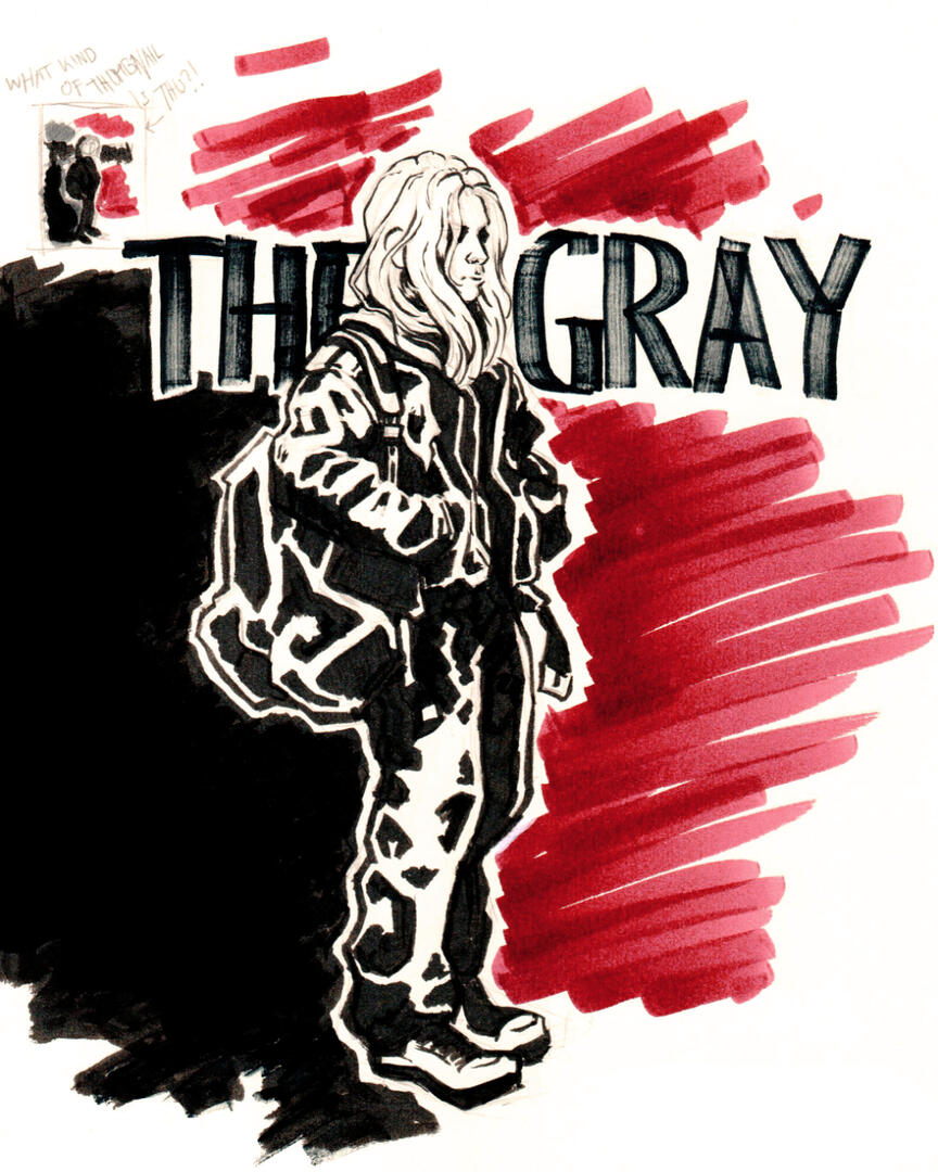 The gray