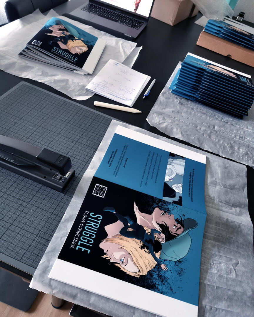 Comic book production