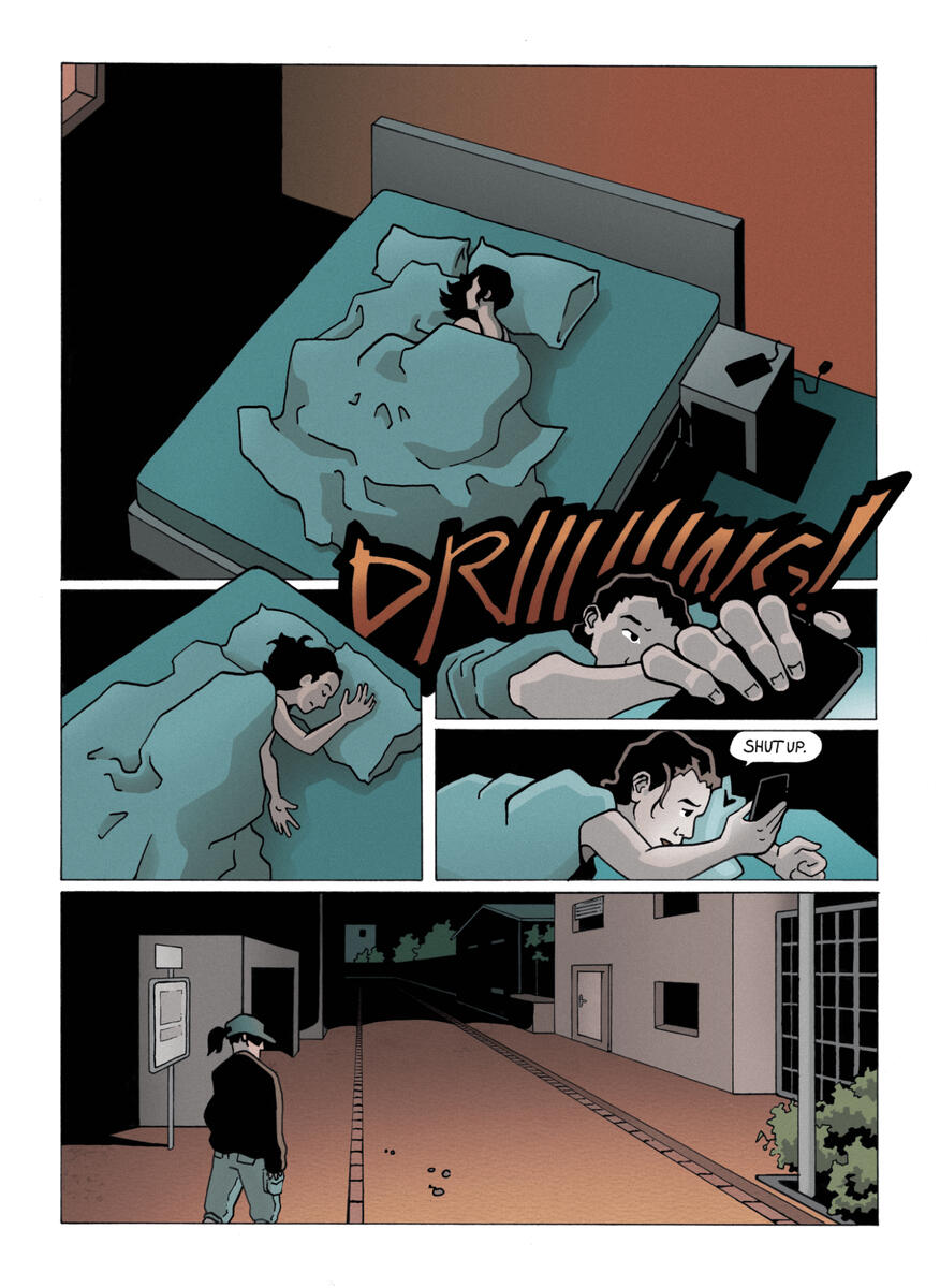 PANIC comic page PANIC comic page