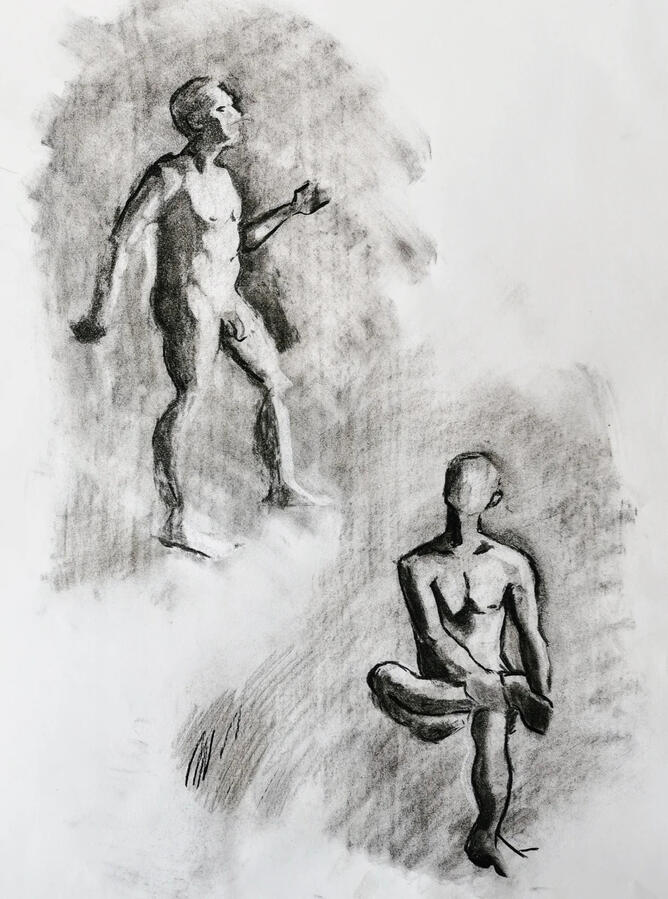 Life figure drawing
