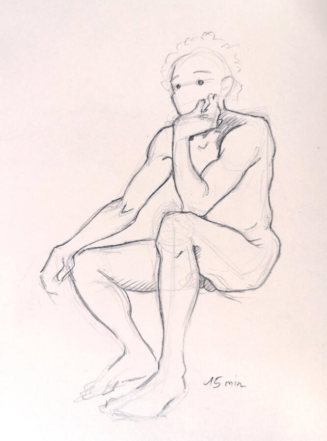 Life figure drawing
