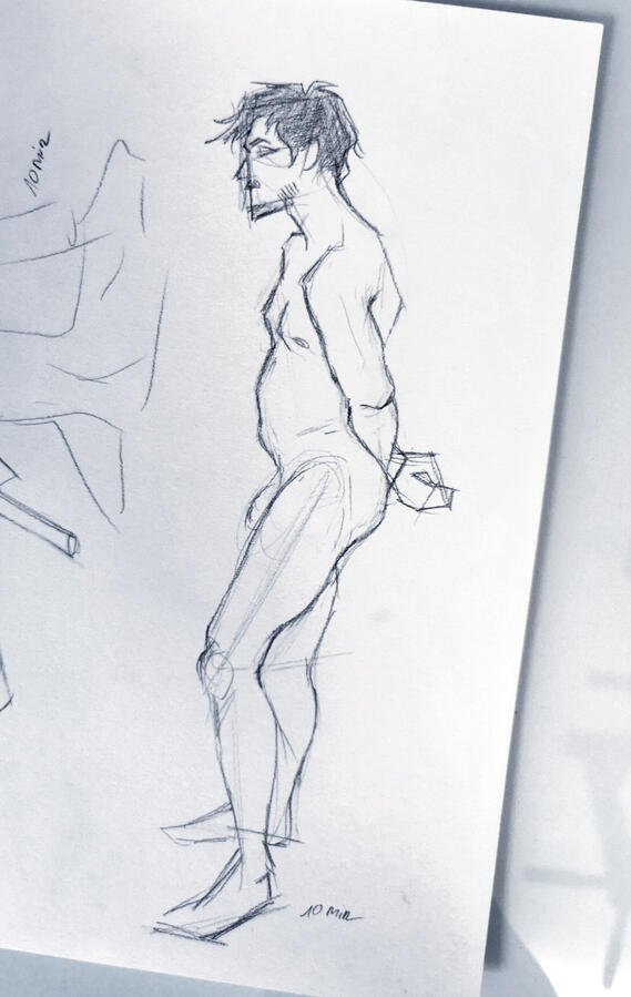 Life figure drawing
